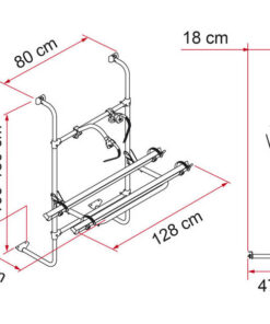 Cykelholder Fiamma Carry Bike Universal